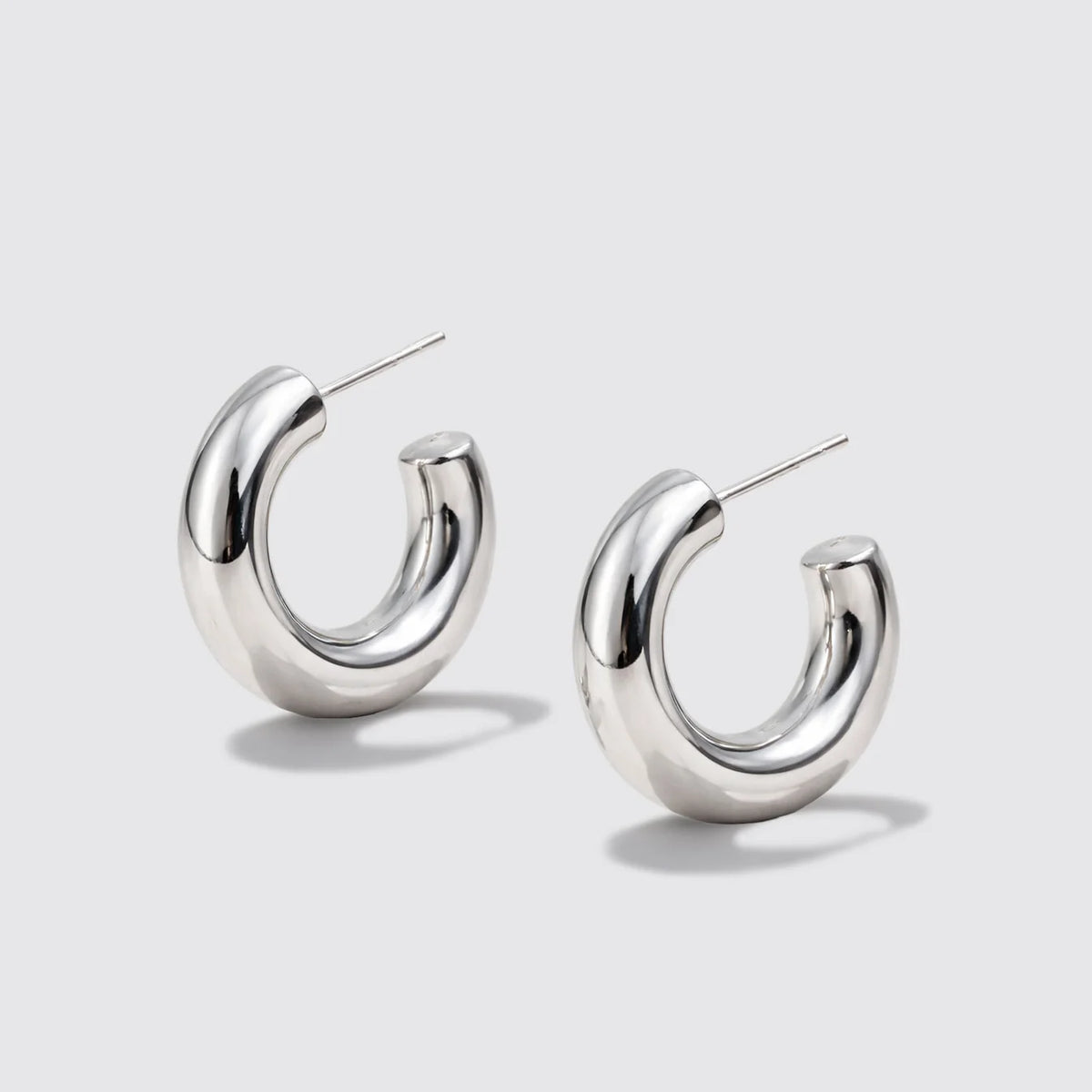 Bizou | Thick Hoop Earrings