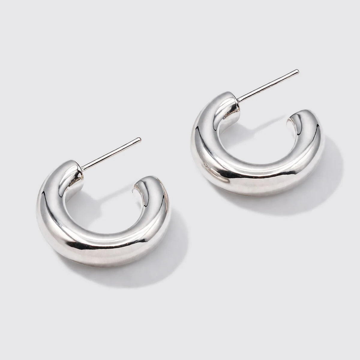 Bizou | Thick Hoop Earrings