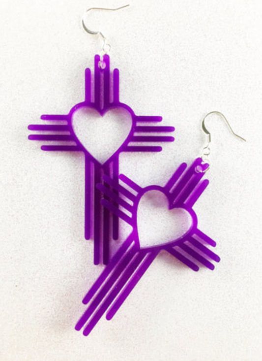 Cultura Corazon- Zia Heart- Purple