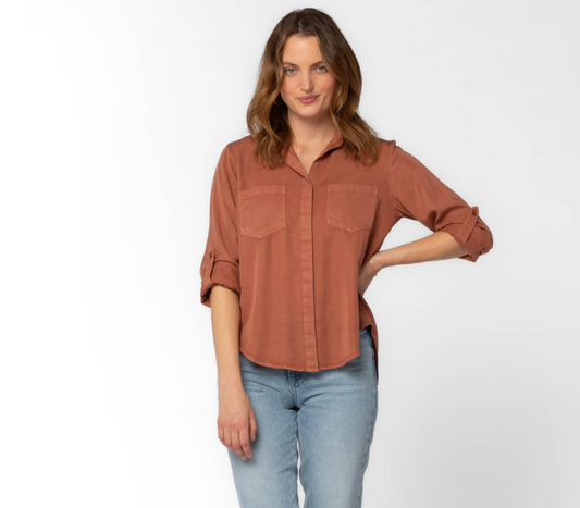 Velvet Heart-Riley Shirt-Maple