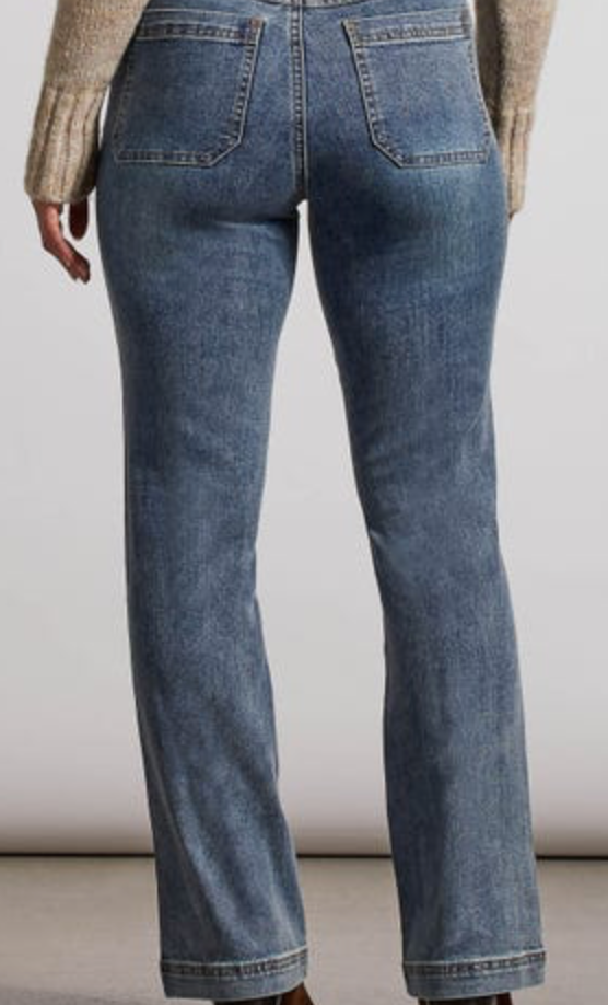 Tribal- Brooke High Rise Flare Jeans- True Vintage