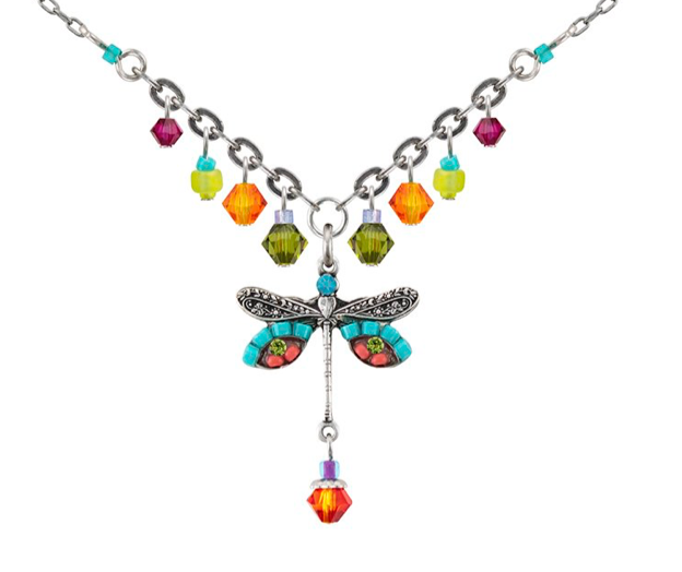 Firefly-Dragonfly w/Dangles Necklace