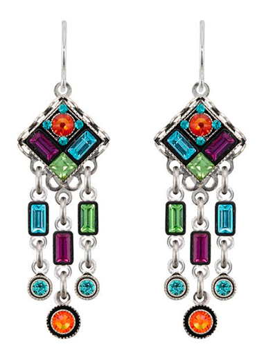 Firefly-Architectural Diamond Drop Earring