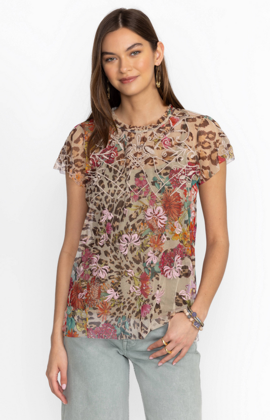 Johnny Was - Mazzy Ruffle Neck Blouse