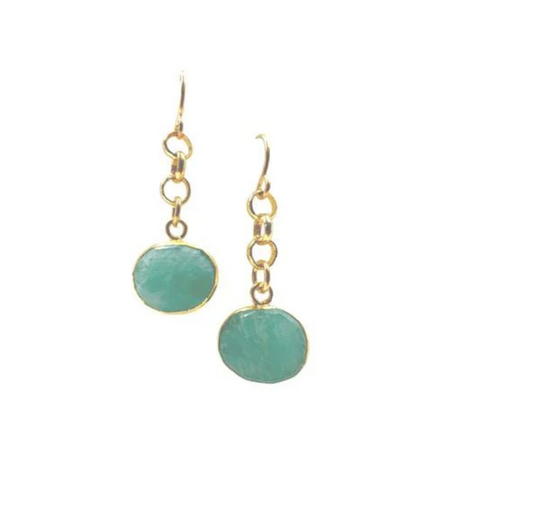 Athena - Semi Precious Drop Earrings