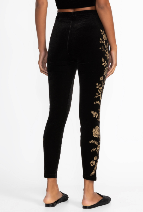 Johnny Was | Stretch Velvet Legging | Nyomi