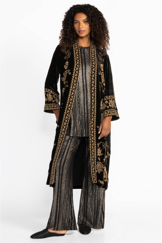 Johnny Was | Nyomi Velvet Kimono Coat