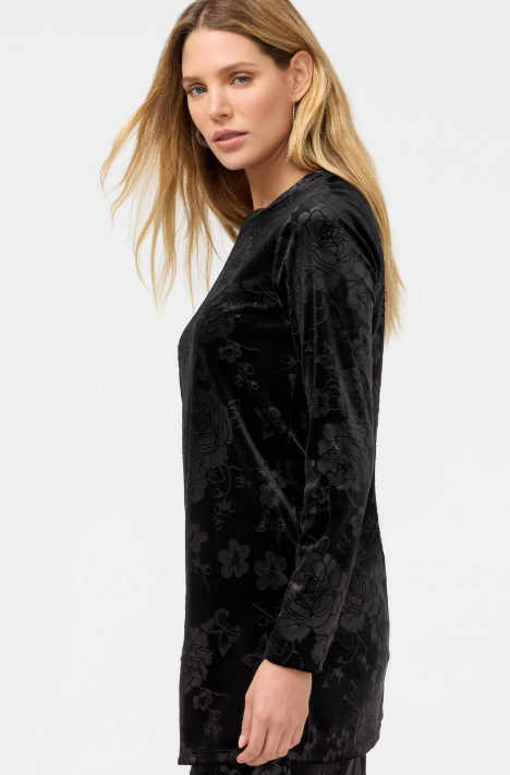 Johnny Was | Embossed Stretch Velvet Tunic