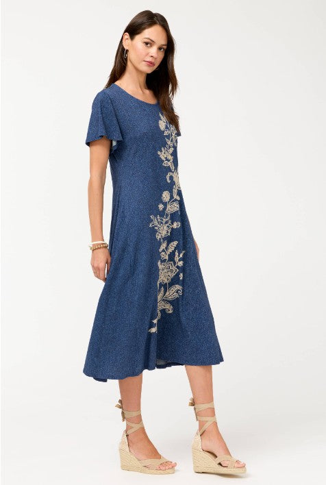 Johnny Was | Flutter Sleeve Knit Dress