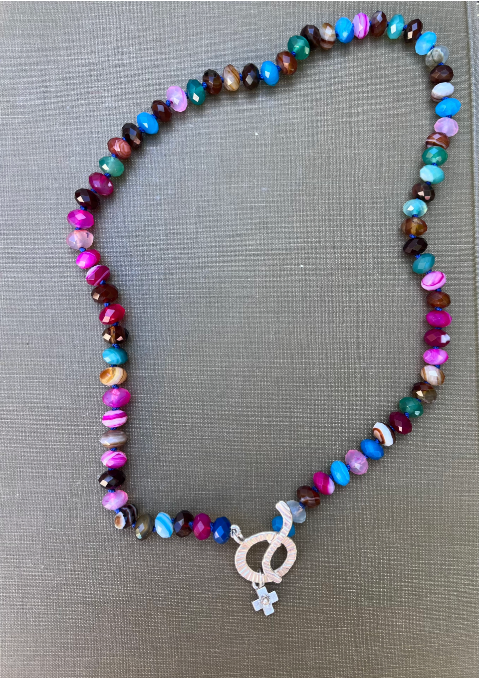 Sophia Alba Designs | Multicolored Cross Pendant