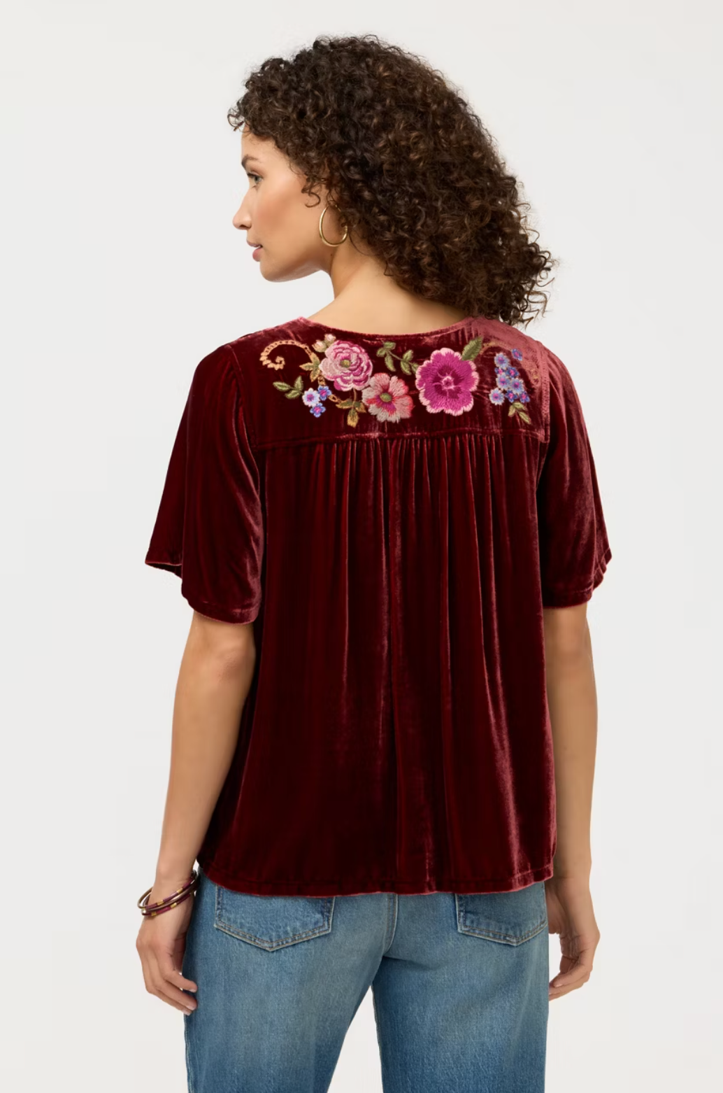 Johnny Was | Velvet Yoke Blouse