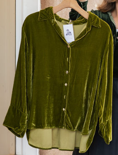 Cutloose | Crop Easy Shirt | Velvet