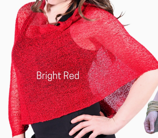 Ruby Sera | Sheer Sweater Poncho