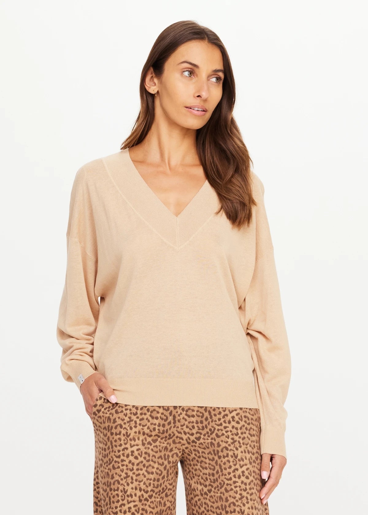 The Upside | Bonita V Neck Knit