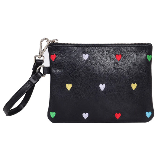 Latico | Leather Heart Zip Pouch