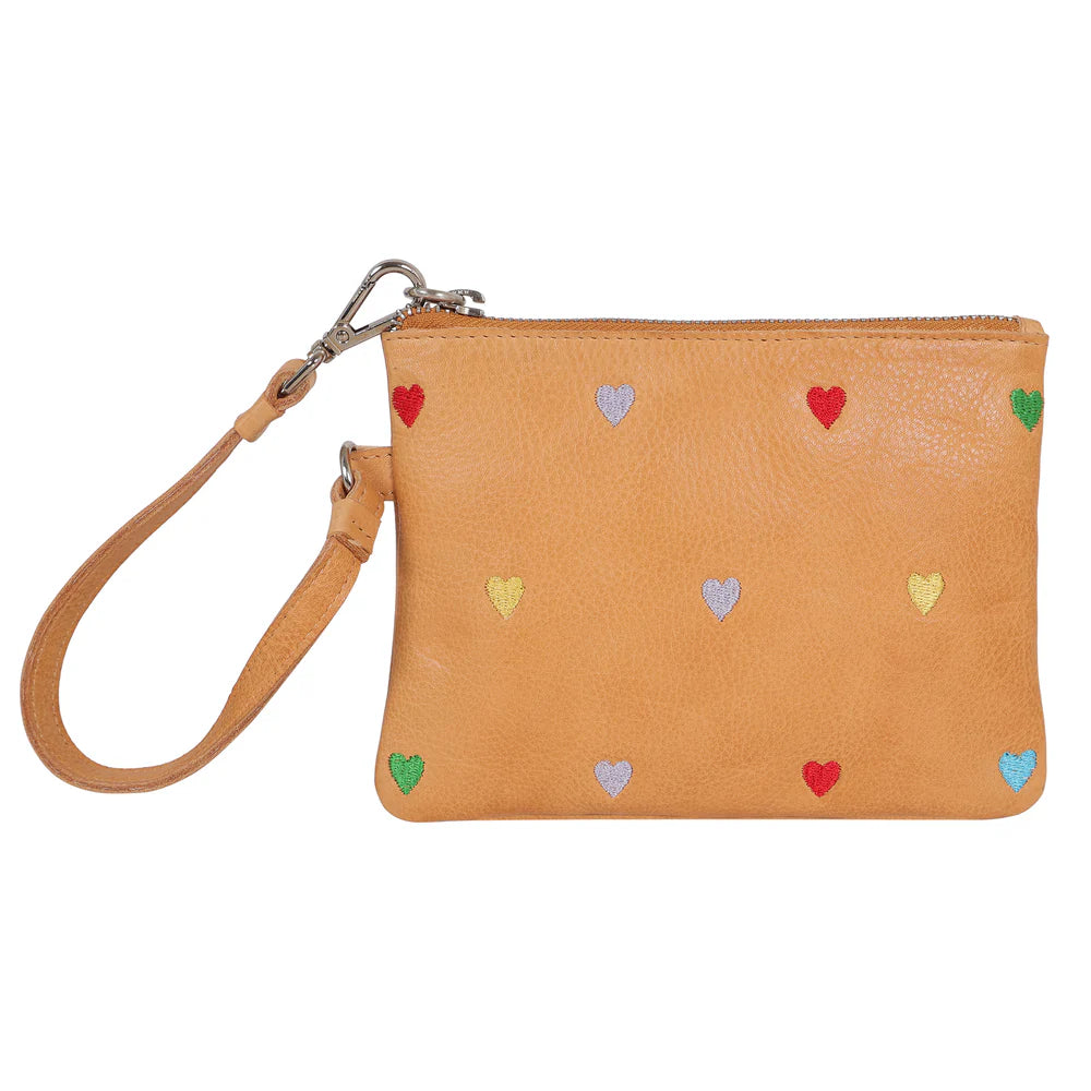 Latico | Leather Heart Zip Pouch