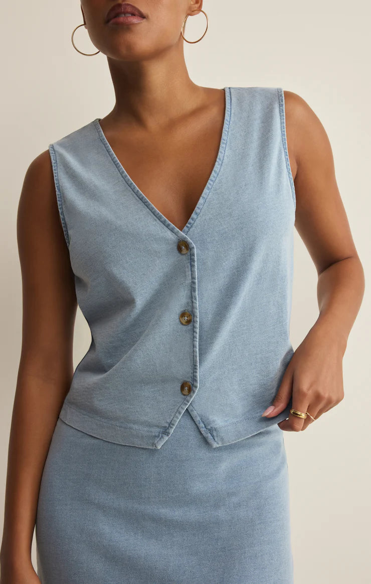 Z Supply | Noelle Jersey Denim Tank