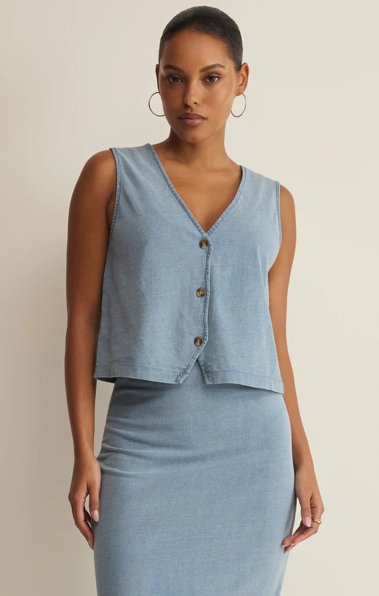 Z Supply | Noelle Jersey Denim Tank