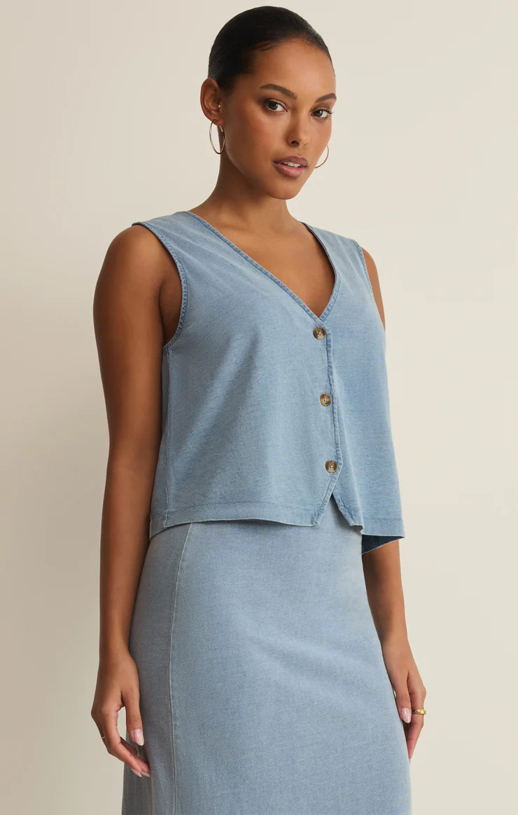 Z Supply | Noelle Jersey Denim Tank