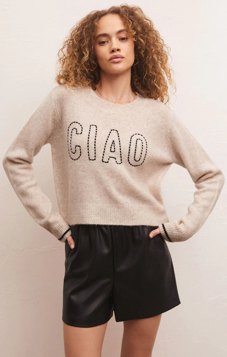 Z Supply- Ciao Sweater- Oat
