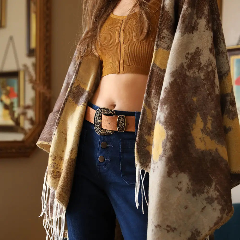 Leto | Suede Western Belt