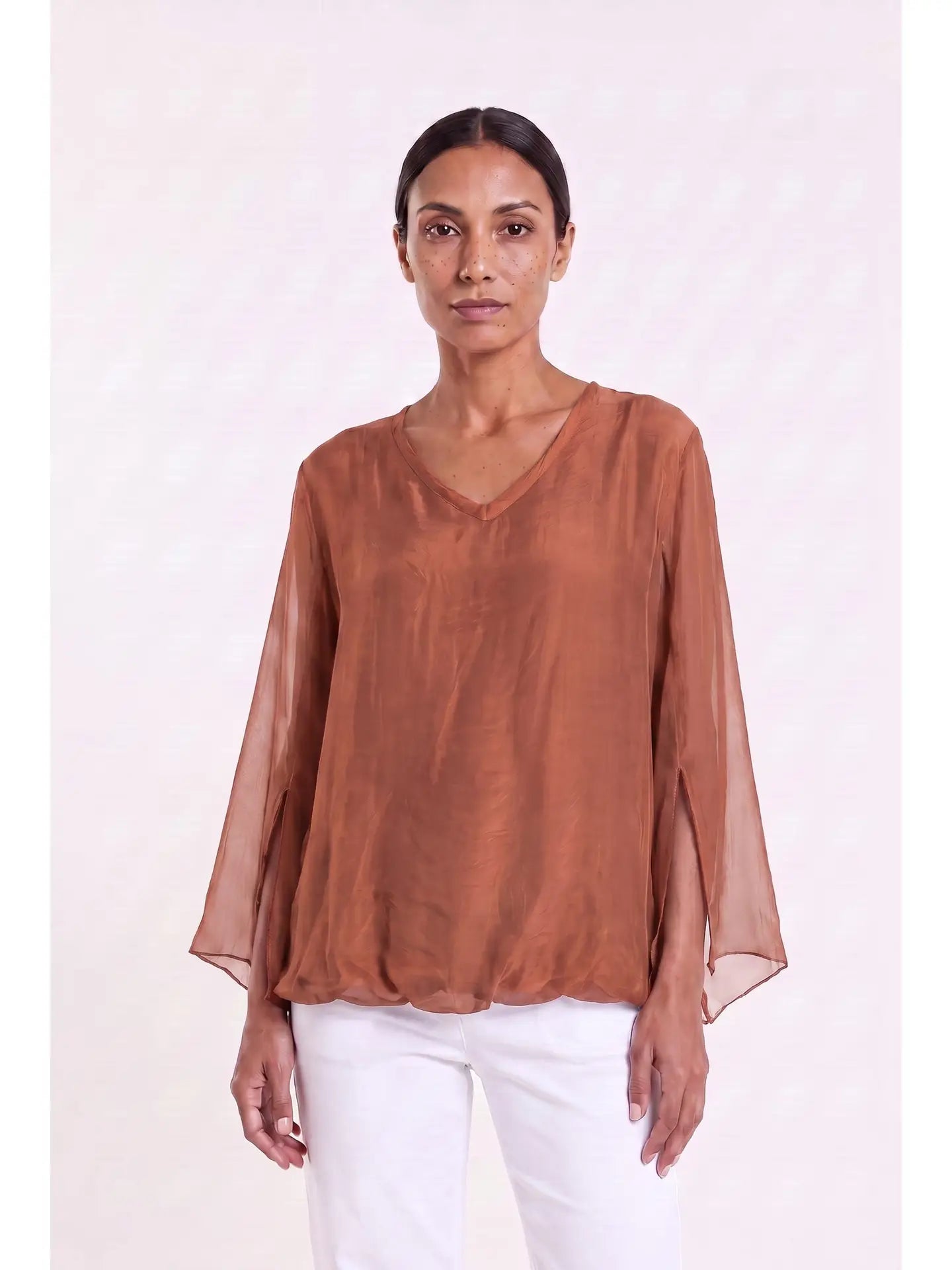 TINA | Tiffany Silk Butterfly Bottom Top | OS