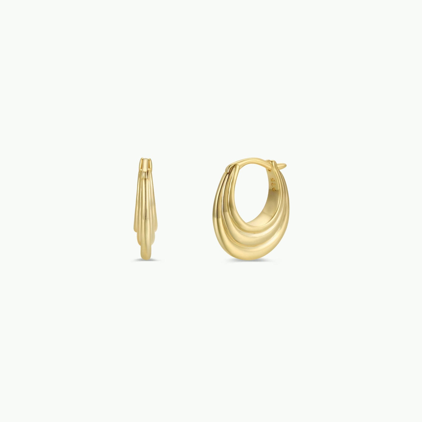 JaxKelly | Triple Arch Hoops