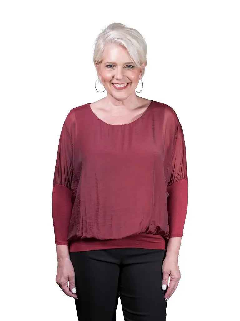 Tees By Tina - Rosa Silk Blouse