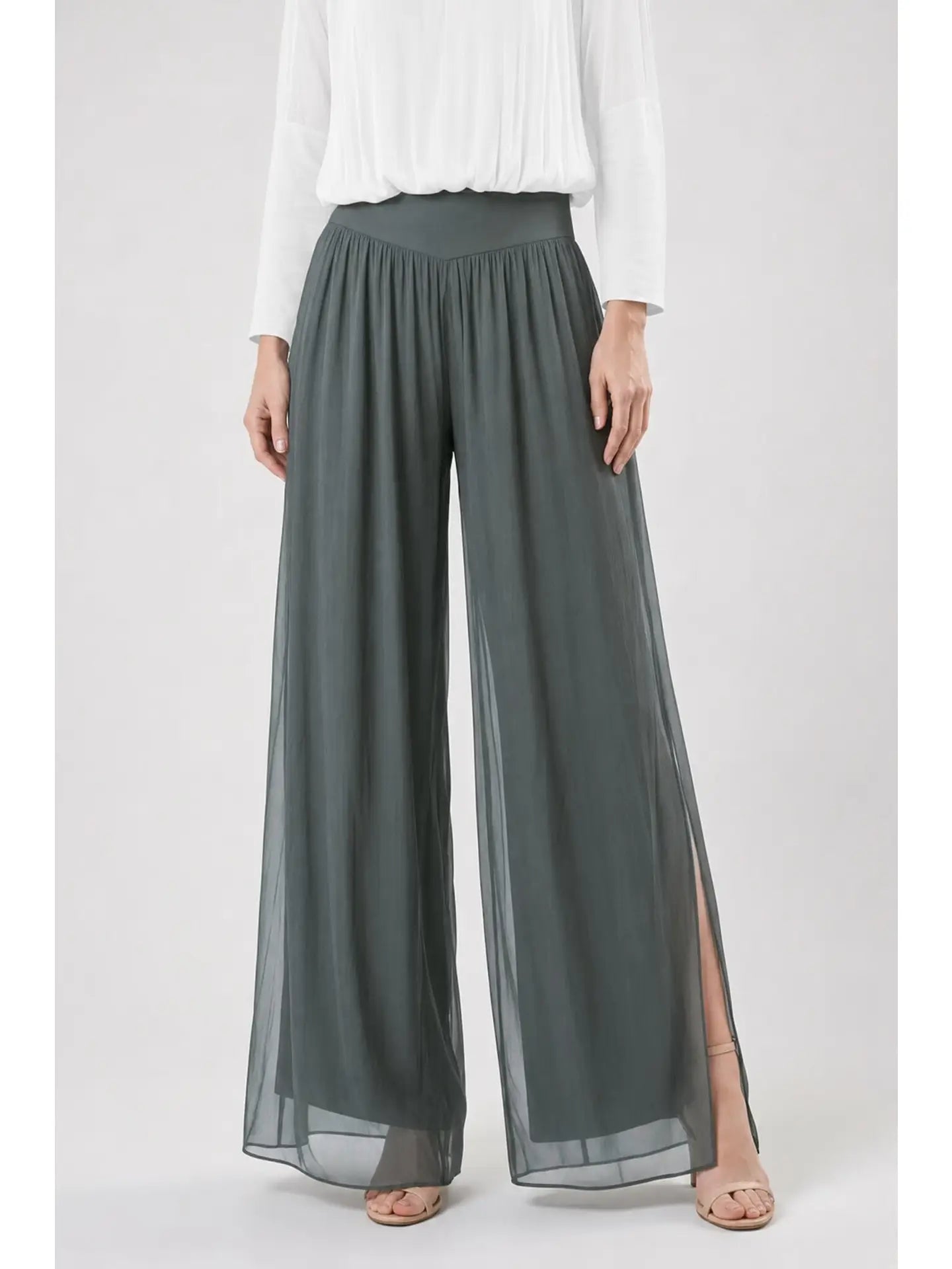 TINA | Eva Side Slit Pant | OS