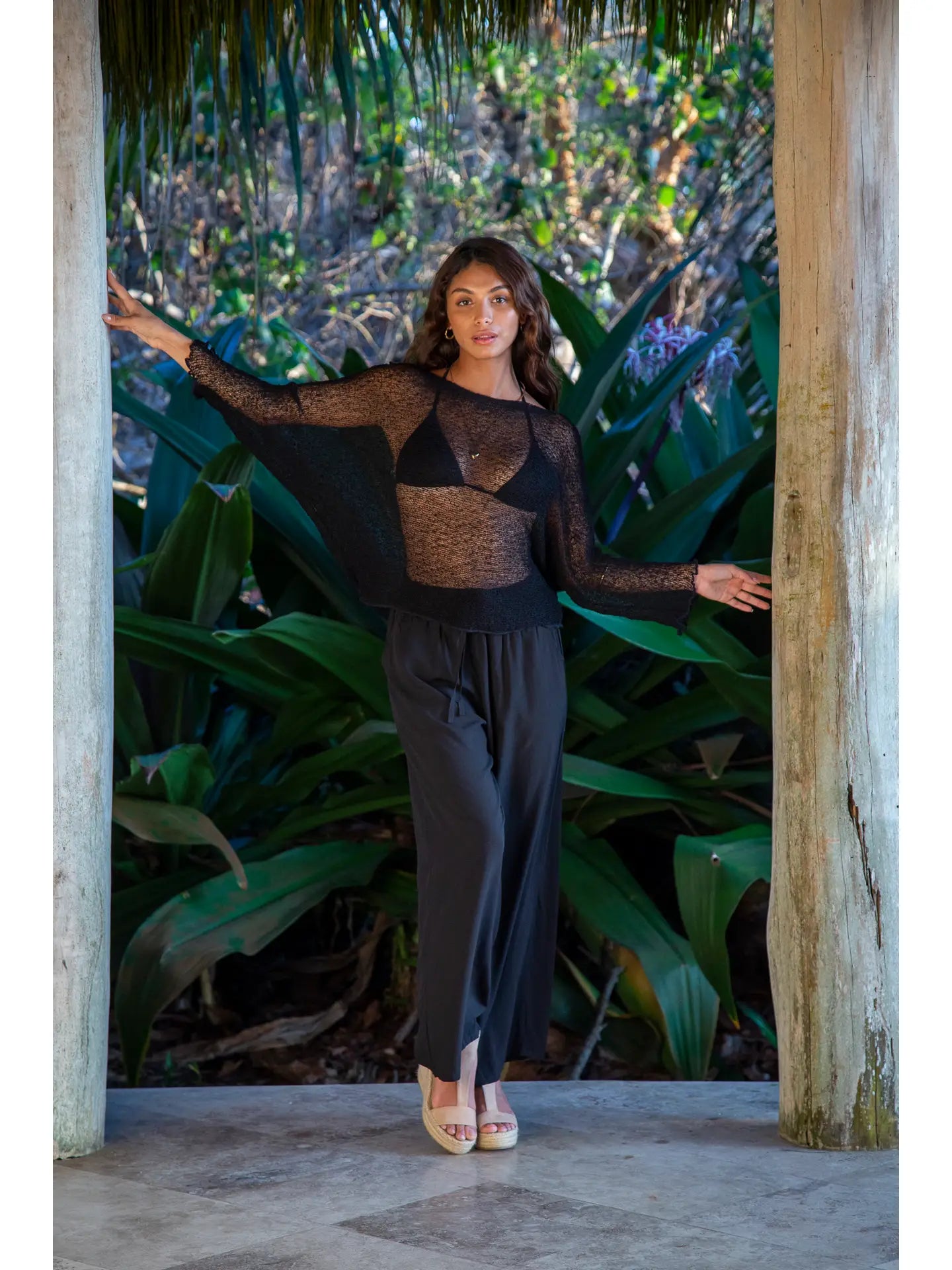 Bali Prema | Sheer Sweater Top
