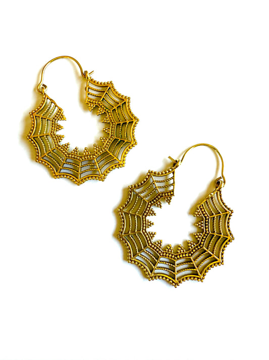 Boho Gal | Lareena Brass Hoop