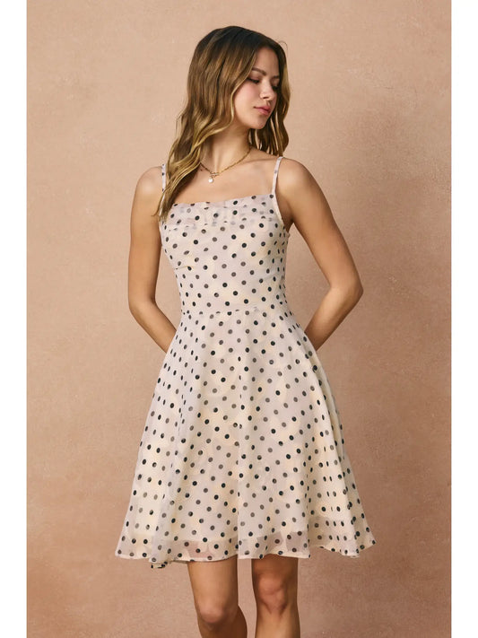 Dress Forum | Polka Mini Dress