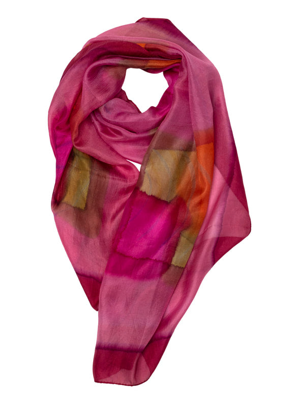 Baschung - Hand Painted Silk Scarves