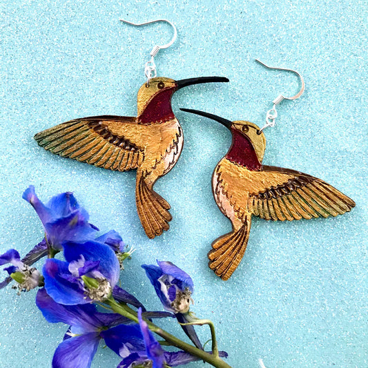 Cultura Corazon - Hummingbird Earrings