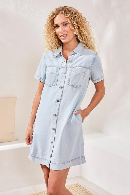 Tribal | Denim Shirt Dress
