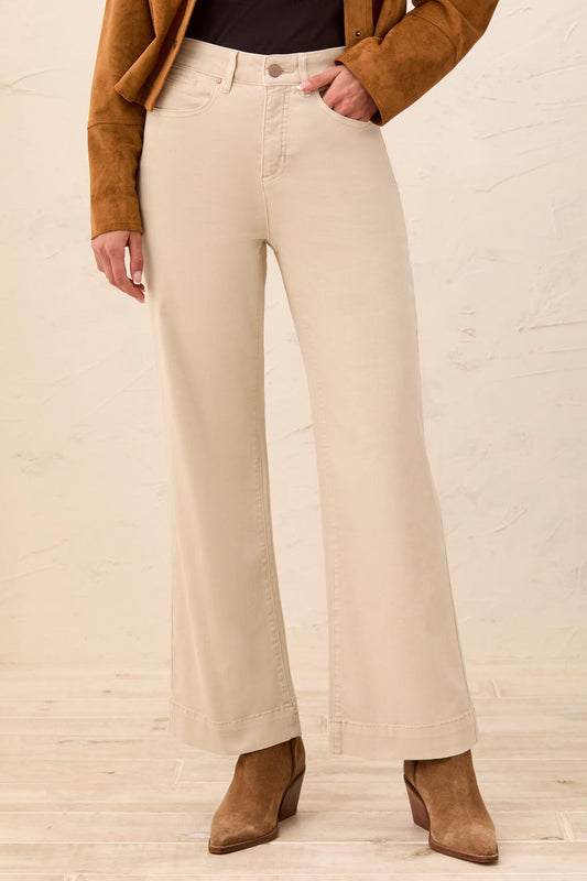 Tribal | Fly Front Wide Leg Pants