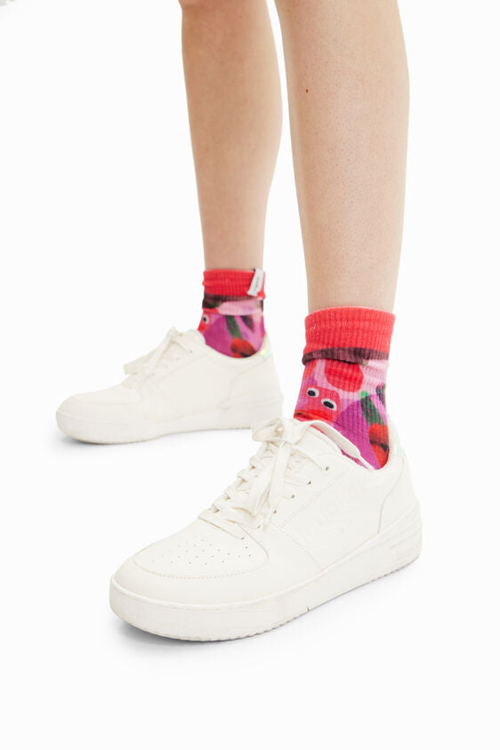Desigual-Sock-Pink