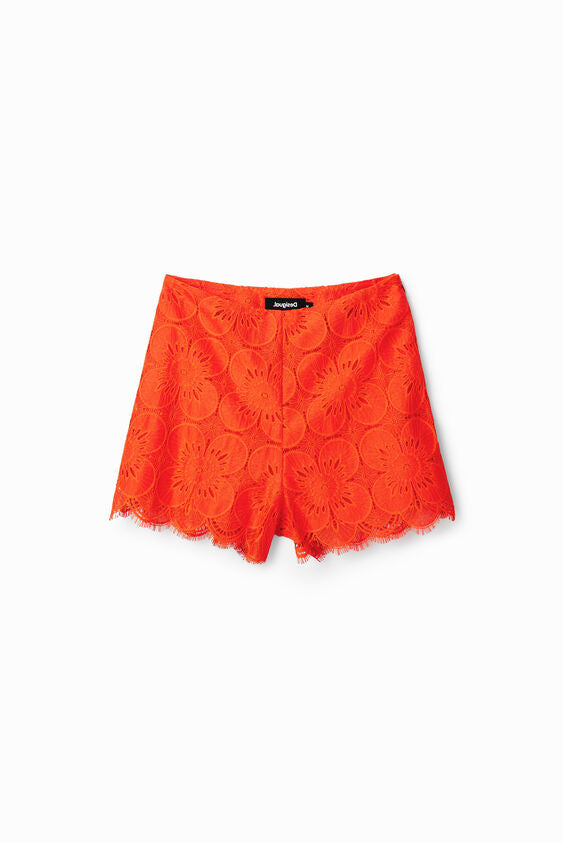 Desigual-Shorts-Red/Orange