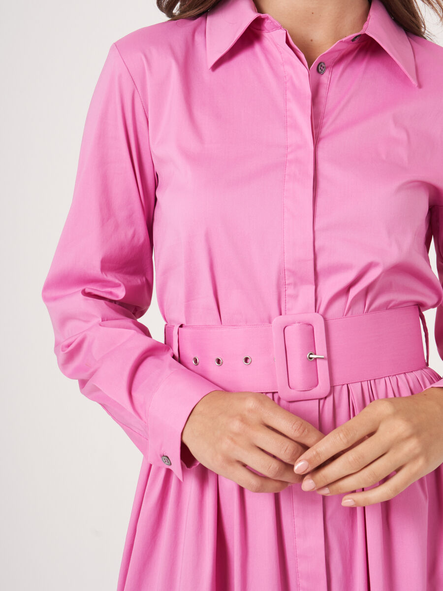 Repeat Cashmere- Blossom Shirt Dress