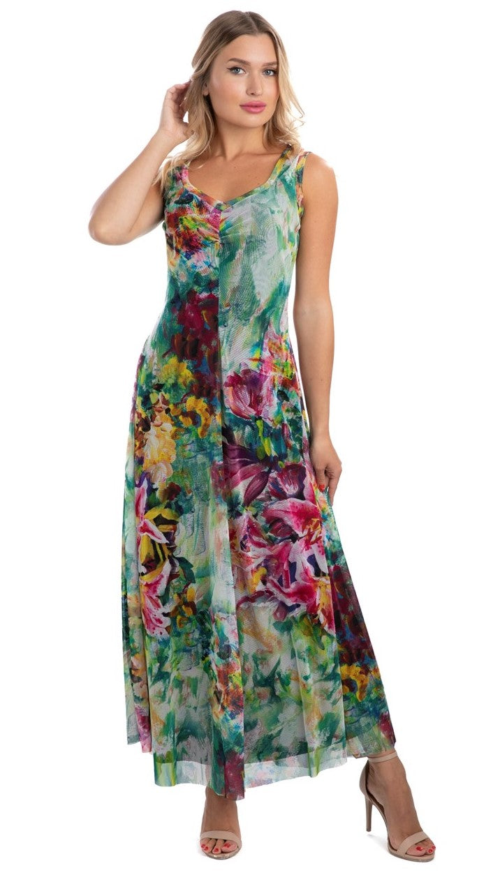 Elana Kattan- Oahu Sleeveless Flair Dress