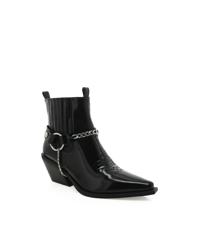 Billini - Ellison Semi-Patent Boots - Black