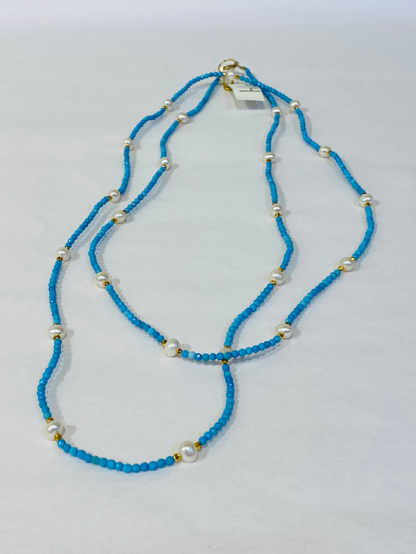 Hila - Cumpleanos Turquoise Necklace - Long