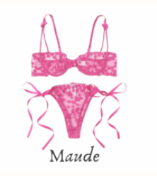 Maude Hot Pink Heart Set
