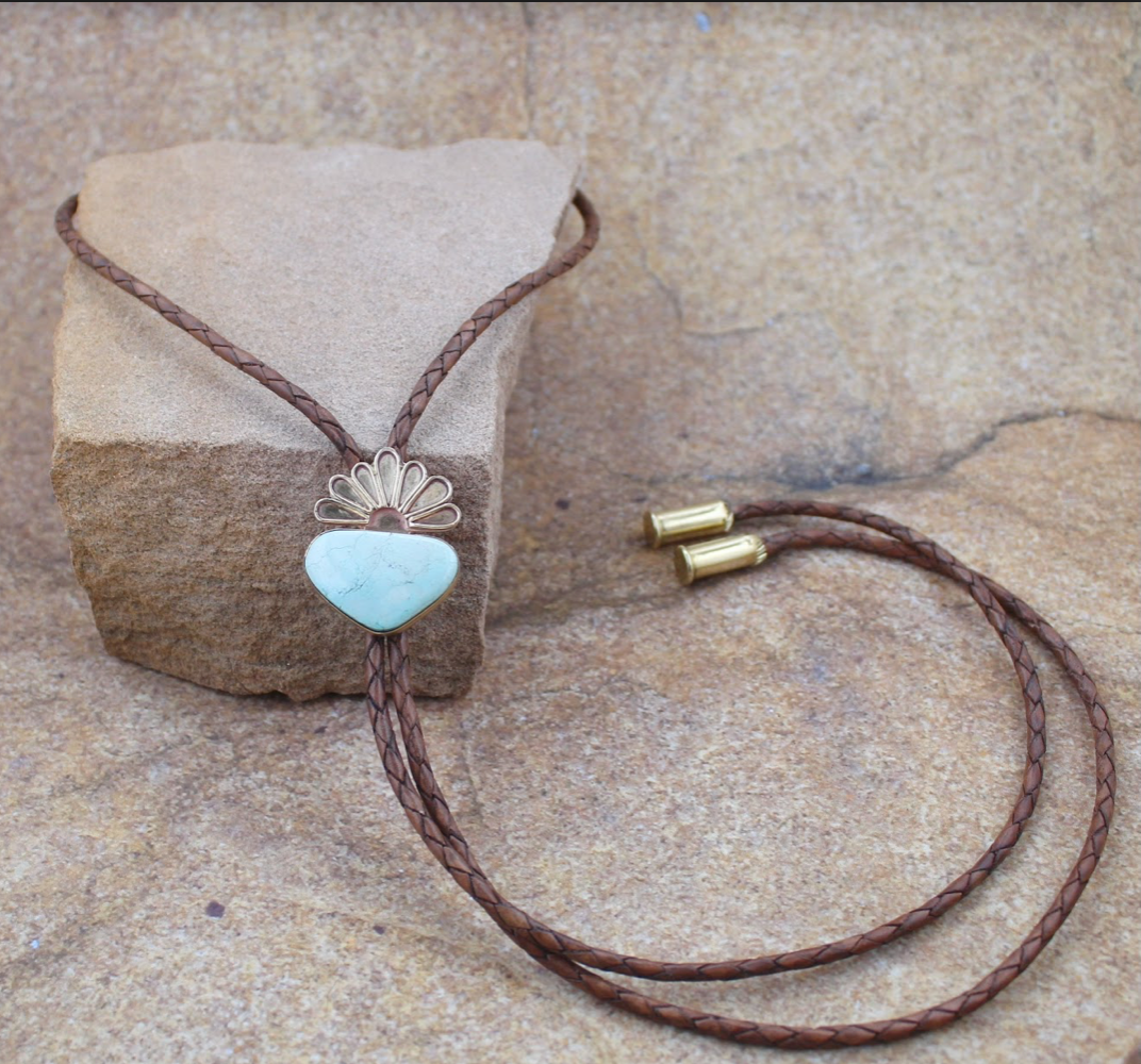 Desert Goddess Jewelry- Dry Creek Turquoise Bolo