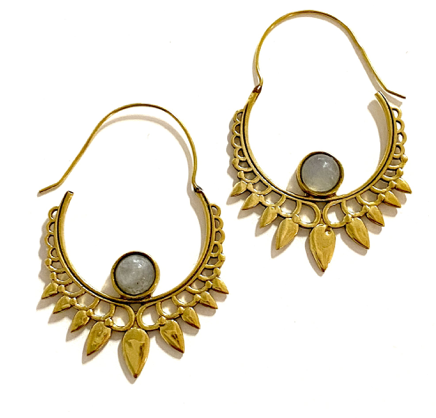 Boho Gal- Maha Moonstone Earrings