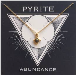 Mind's Eye- Pyrite-Gemstone Powers Necklace