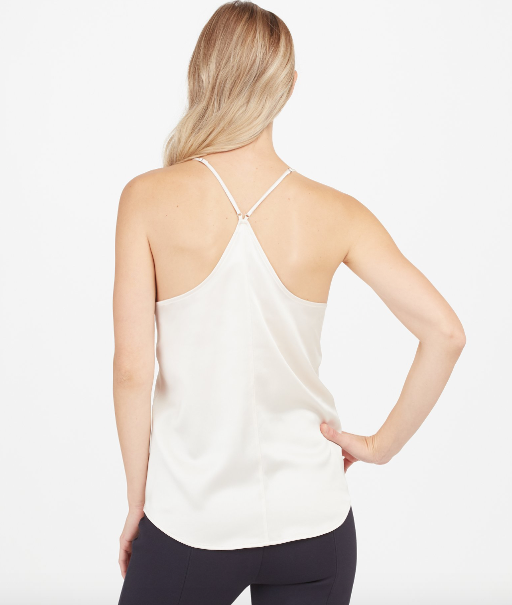 Spanx V-Neck Satin Racerback Cami – Sign of the Pampered Maiden