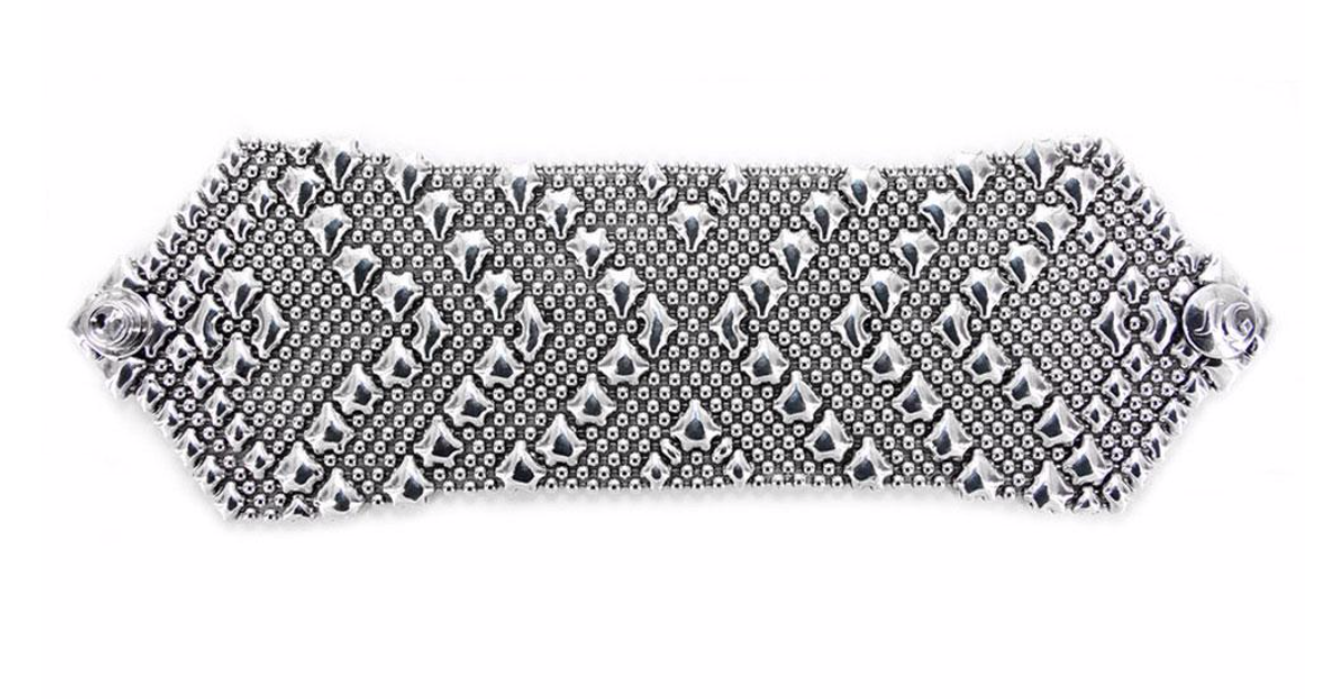 Sergio Silver Avant-Garde Bracelet
