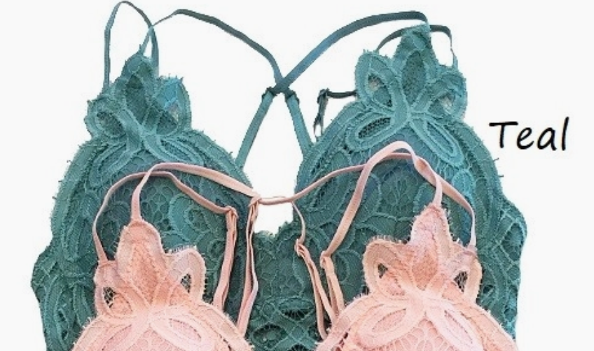 Pampered Maiden - Scalloped Lace Cami Bralette
