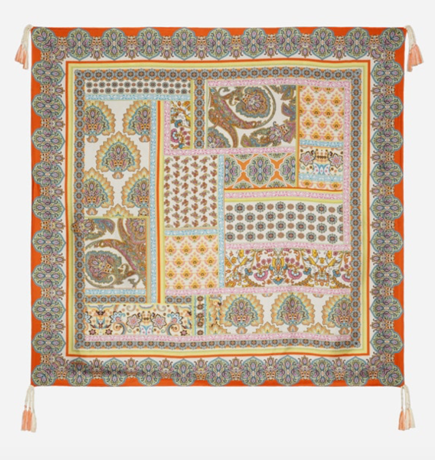 Johnny Was- Summer Paisley Scarf- Multi